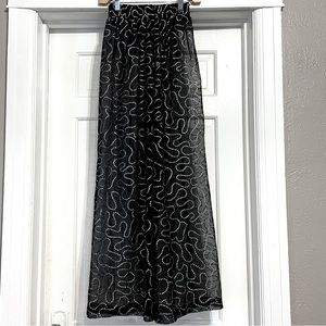 Vintage Sheer Wide Leg Pant